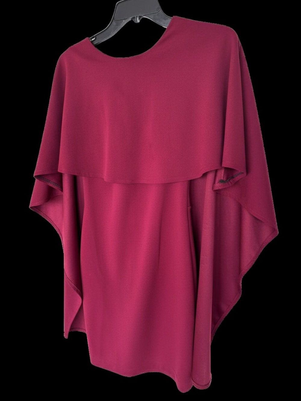 Lulus Burgundy Satin Open Back Dress | XS | Wedding Guest - Picture 2 of 4
